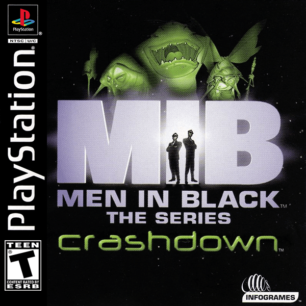 Men in Black the Series Crashdown box art for Playstation